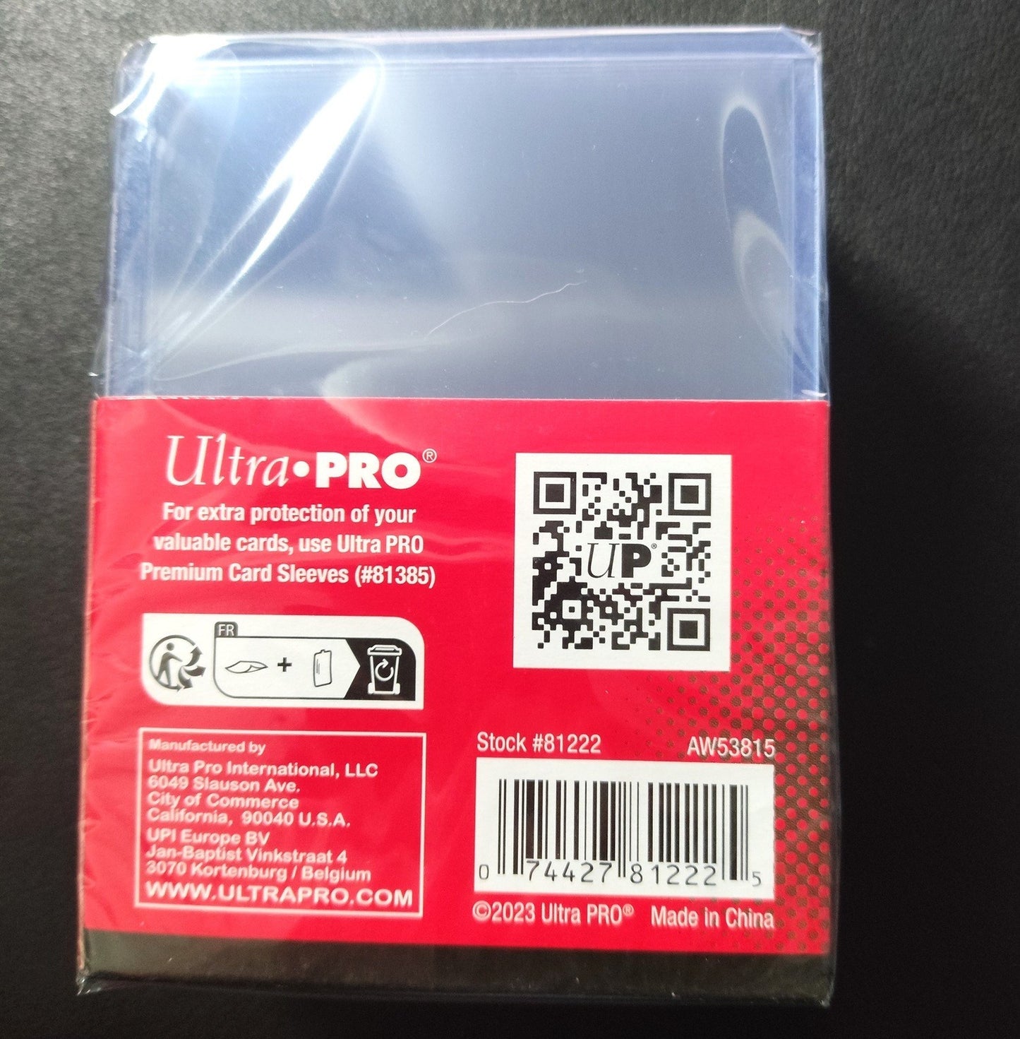 ULTRA PRO 150 Toploaders 3x4 Clear Sleeves Top Loaders Trading Card Protectors