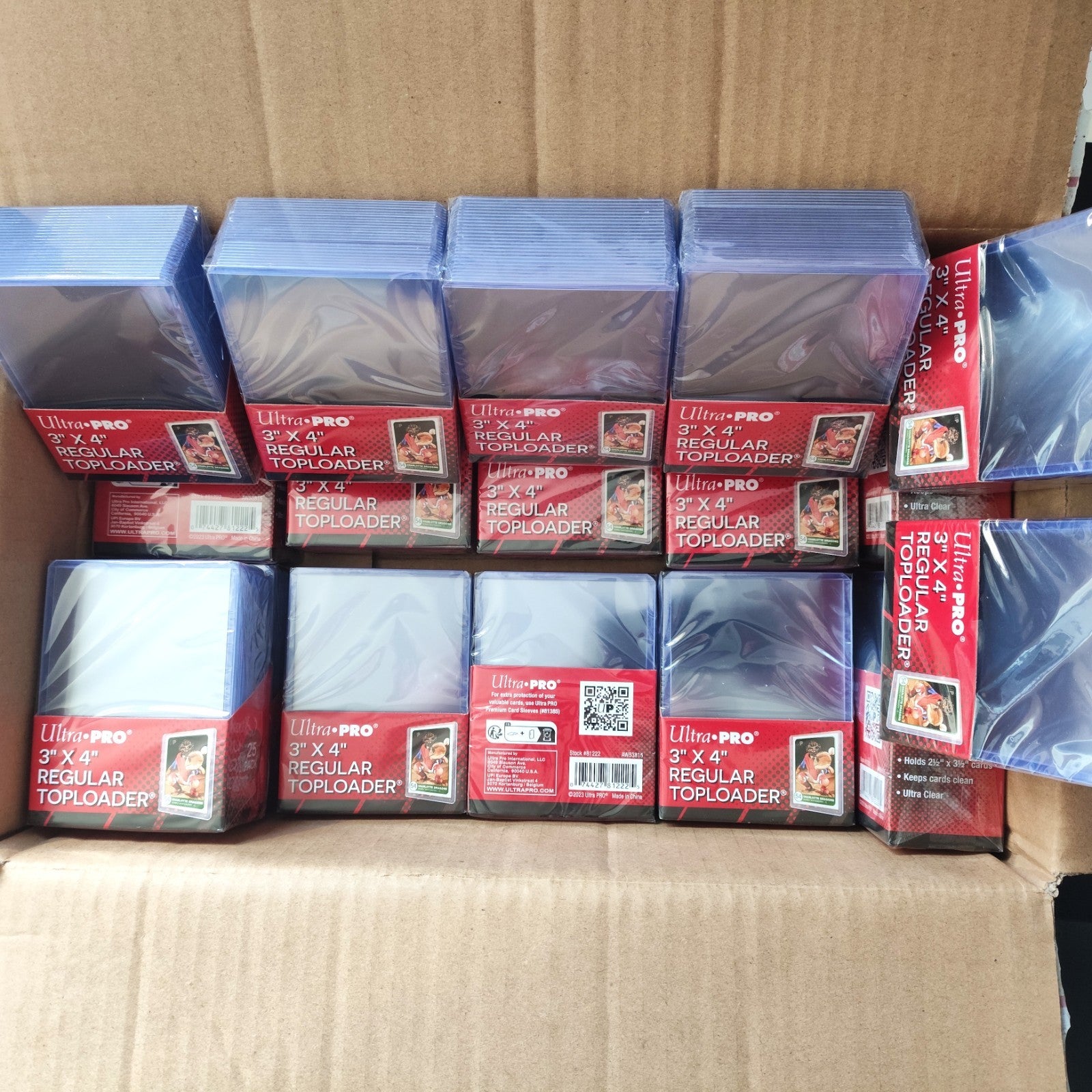 18x Ultra Pro 3 x 4 Toploaders Regular 35pt Bulk Trading Card Bundle Free Post