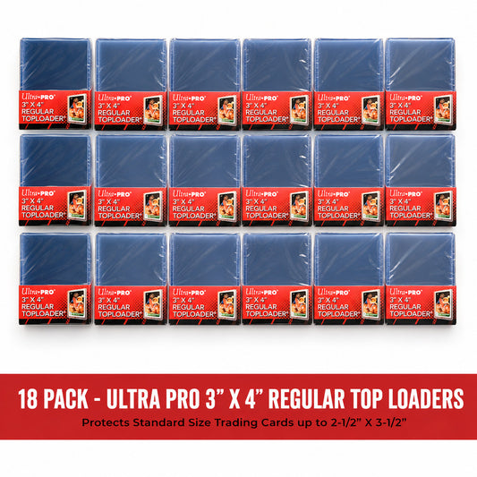 18x Ultra Pro 3 x 4 Toploaders Regular 35pt Bulk Trading Card Bundle Free Post