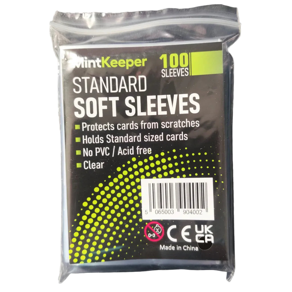 Mintkeeper 25 3x4 Clear Toploaders + 100 Penny Sleeves Trading Card Protectors