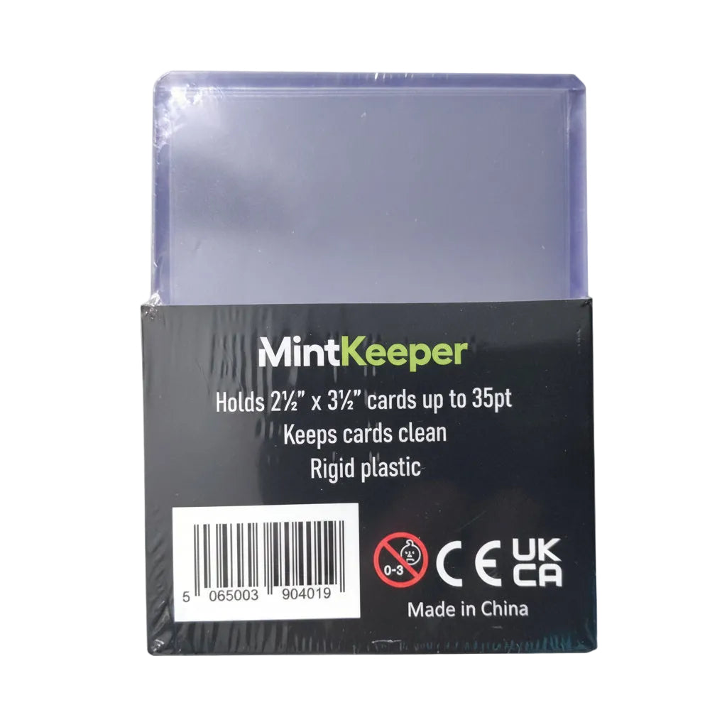 Mintkeeper 25 3x4 Clear Toploaders + 100 Penny Sleeves Trading Card Protectors