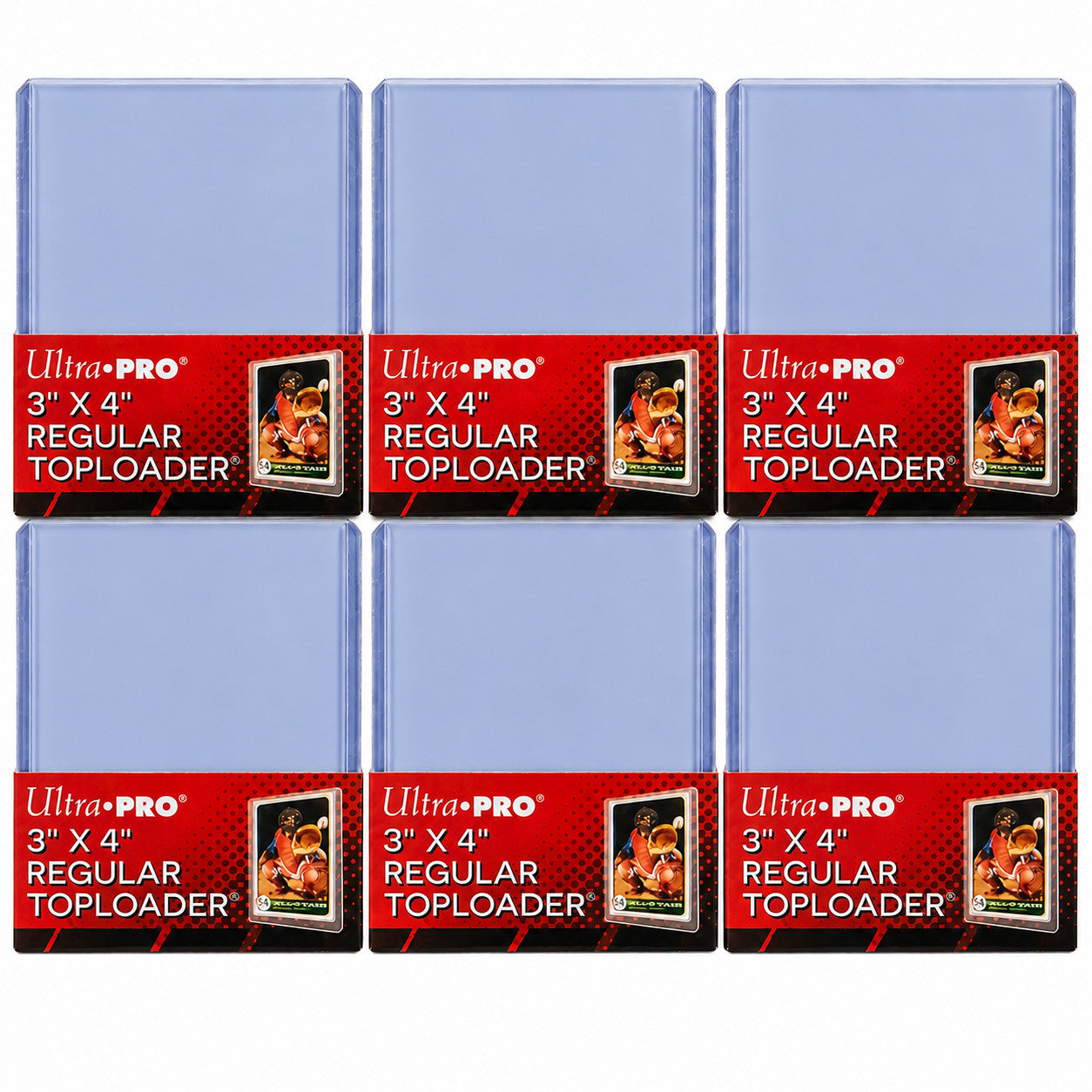 ULTRA PRO 150 Toploaders 3x4 Clear Sleeves Top Loaders Trading Card Protectors