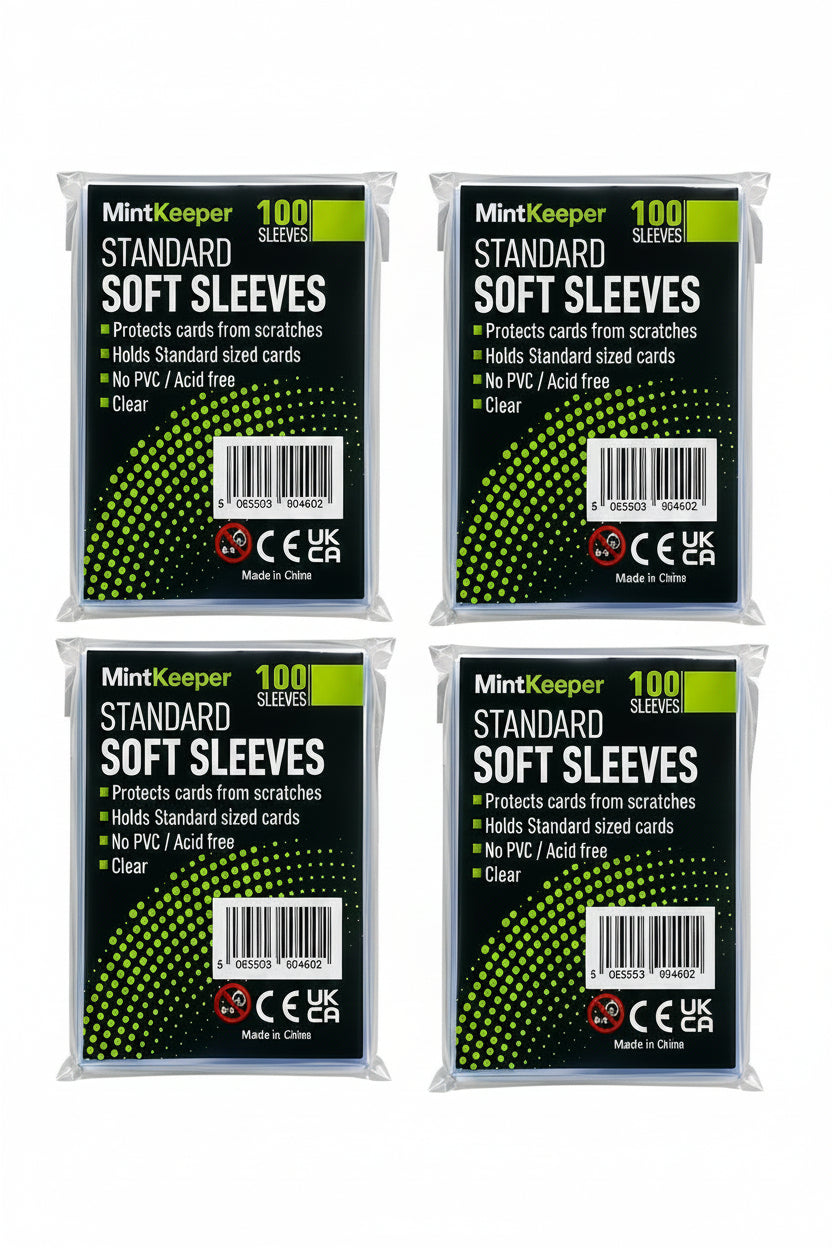 MintKeeper 400 Soft Standard Penny Sleeves Trading Card Protectors Pokemon/MTG