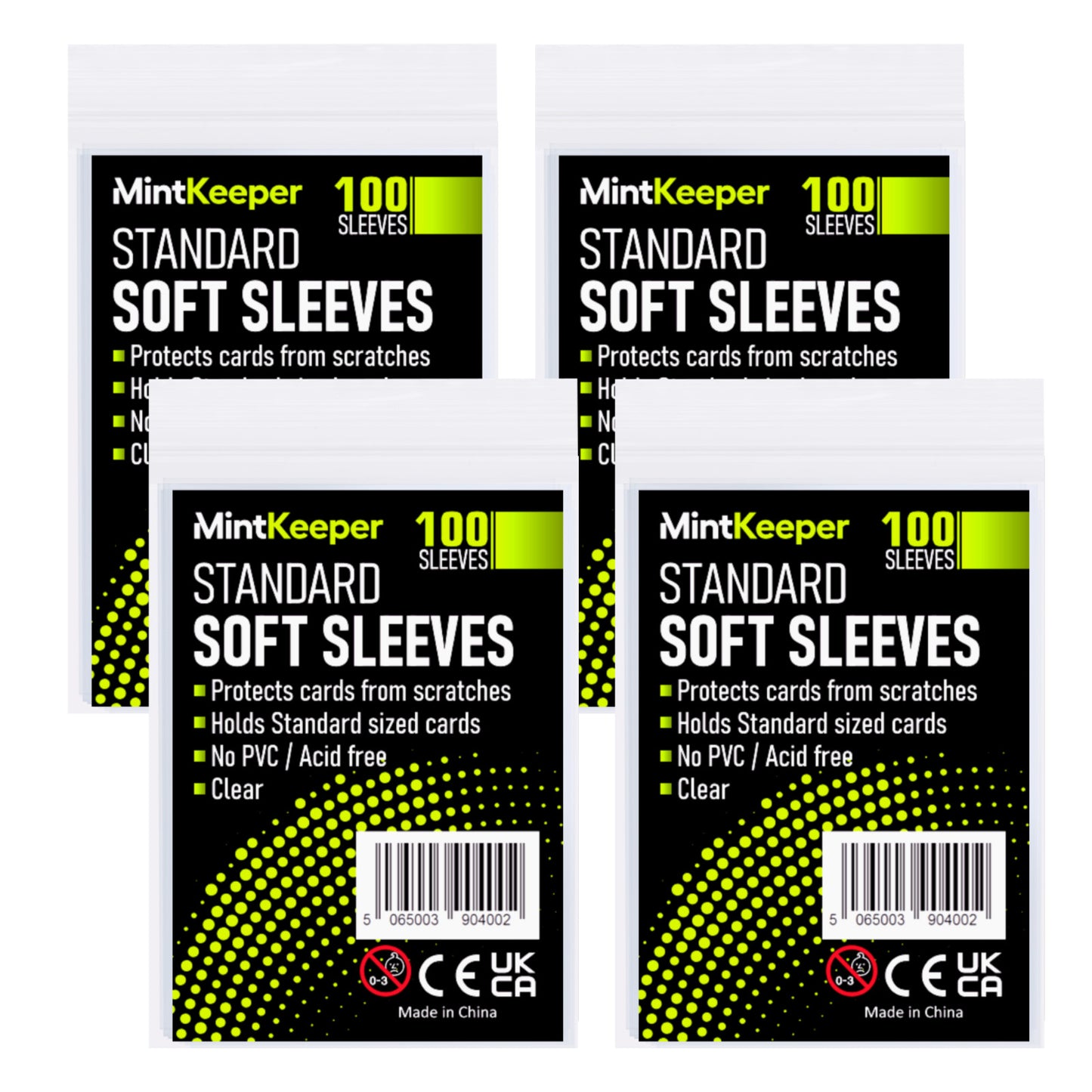 MintKeeper 400 Soft Standard Penny Sleeves Trading Card Protectors Pokemon/MTG